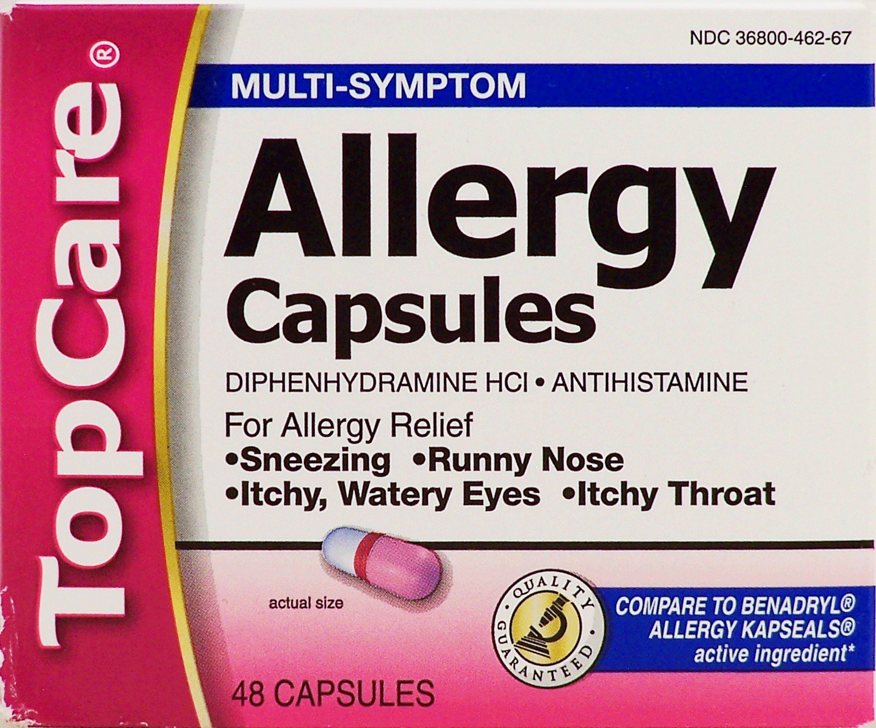 Top Care  multi-symptom allergy capsules Full-Size Picture